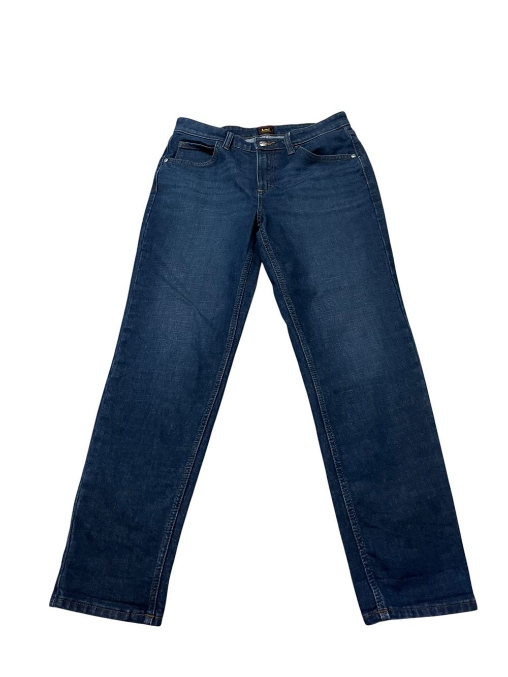 Vintage Lee Women's Legendary.
Mid Rise Straight Leg
Jeans: Features the iconic